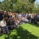 The entire Italian delegation at lunchtime, organized outside under the orange and lemon trees. Source: AERC2018 local committee
