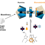 Schematic illustration of the unconventional thermo-mechanical response of the DA equilibrium of humins and bismaleimide. Copyright: The authors. Published in Green Chem., 2026, 28, 6958 by The Royal Society of Chemistry 2026. This publication is licenced under CC BY-NC 3.0.